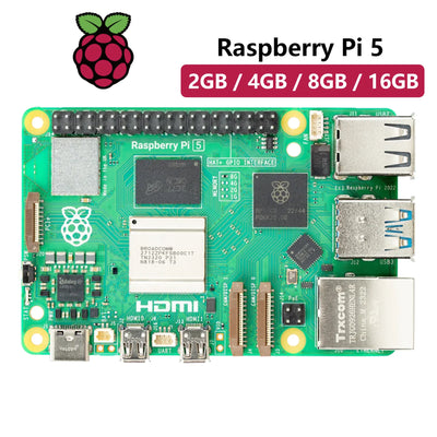 جهاز Raspberry Pi 5 الرسمي بسعة 16 جيجابايت و8 جيجابايت و2 جيجابايت و4 جيجابايت وجهاز كمبيوتر محمول صغير ومعالج BCM2712 ولوحة تطوير Raspberry Pi Bluebooth 5.0
