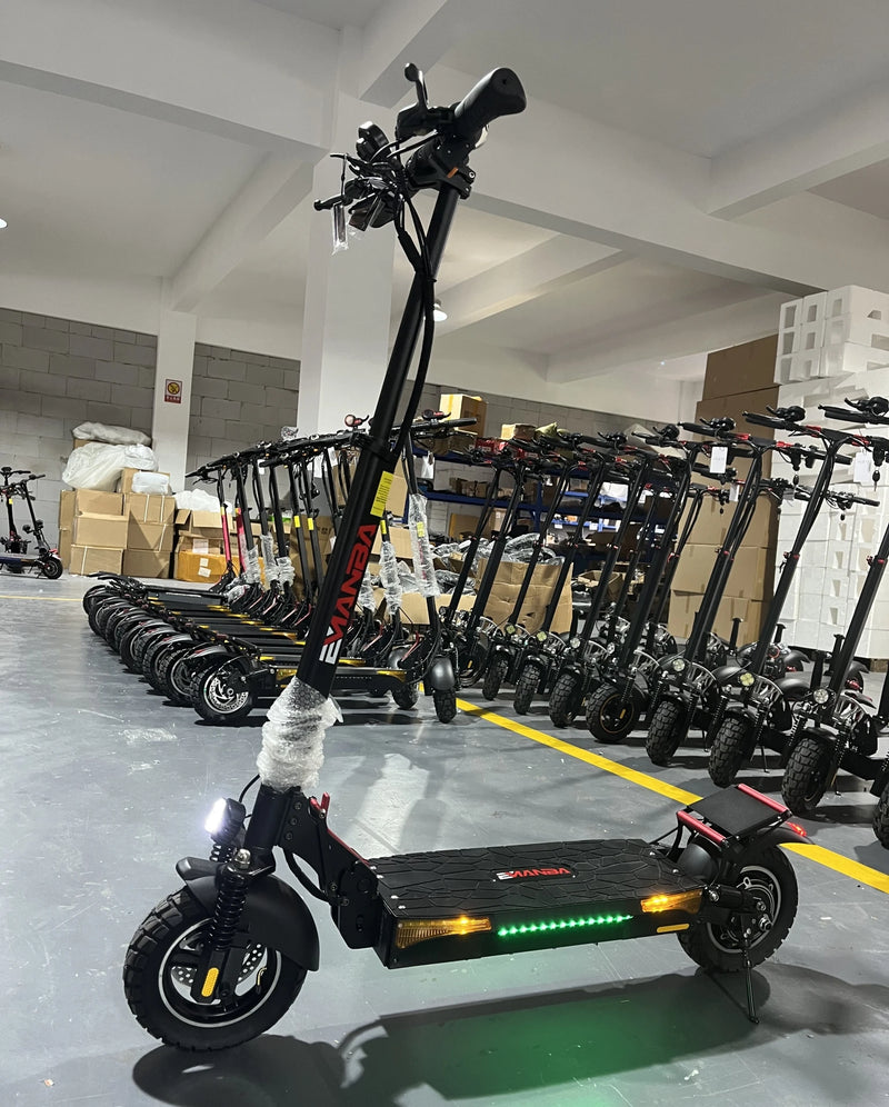 سكوتر كهربائي للبالغين على الطرق الوعرة بمحرك مزدوج 1V1، بطارية 48 فولت، مدى 60 كم، أقصى حمولة 150 كجم، توصيل من 3 إلى 7 أيام في الصين