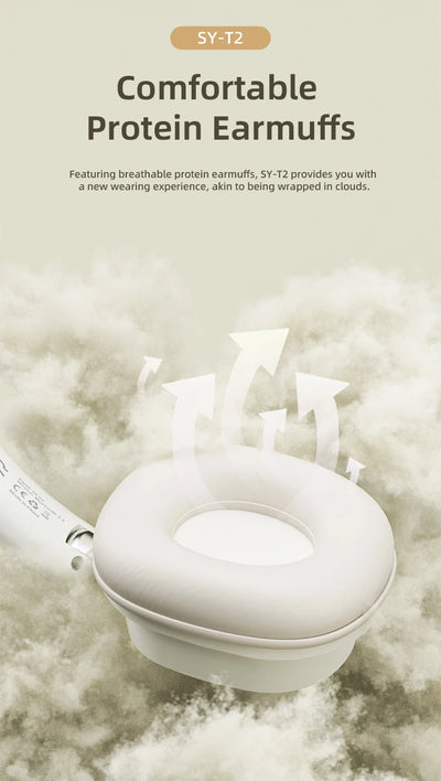 سماعة رأس بلوتوث أصلية SY-T2 عالية الجودة مع ميكروفون لاسلكي لتقليل الضوضاء وسماعات رأس سلكية للاعبين