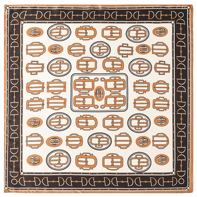 وشاح مربع نسائي من حرير التوت الخالص 100% مطبوع عليه رباط رأس ووشاح فاخر لزينة الشعر النسائية وأوشحة باندانا نسائية 53 سم