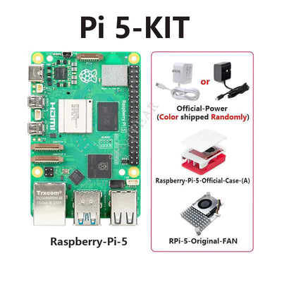 Raspberry Pi 5 خيار 2GB/4GB / 8GB / 16GB RAM