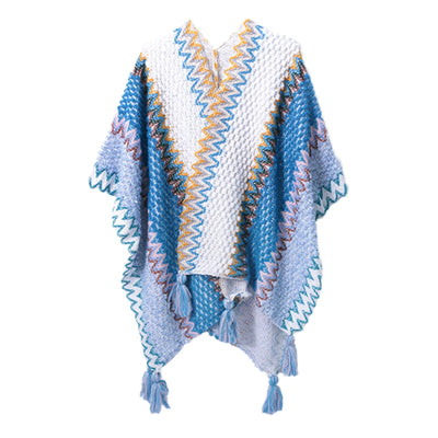 Winter Poncho Coat Women Outfits Casual Chaqueta Mujer Loose Sweater Clothing Vintage Pull Femme Knitted Cardigan Woman Jackets