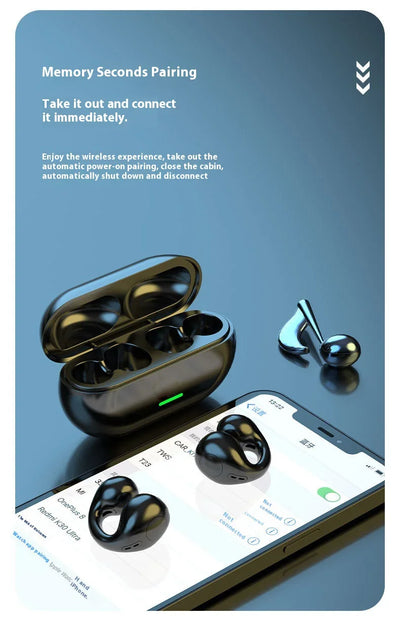 سماعات لينوفو الأصلية T75 اللاسلكية بتقنية التوصيل العظمي وتقنية بلوتوث 5.3، سماعات رياضية عالية الجودة، مقاومة للماء، سماعة رأس TWS