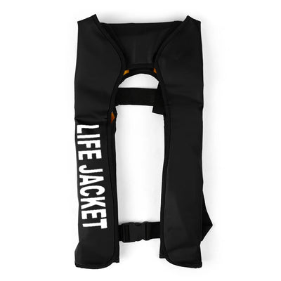 سترة نجاة قابلة للنفخ تلقائيًا للبالغين، سترة نجاة للبالغين، بدلة عائمة آمنة للرياضات المائية والتجديف وصيد الأسماك وركوب الأمواج وسترة البقاء على قيد الحياة