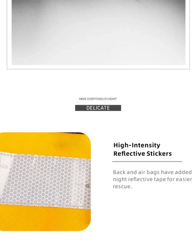 سترات نجاة جديدة ذاتية النفخ، سترات نجاة يدوية للقوارب، سترات نجاة للبالغين 150 نيوتن للرياضات المائية وصيد الأسماك والتجديف وملحقاتها