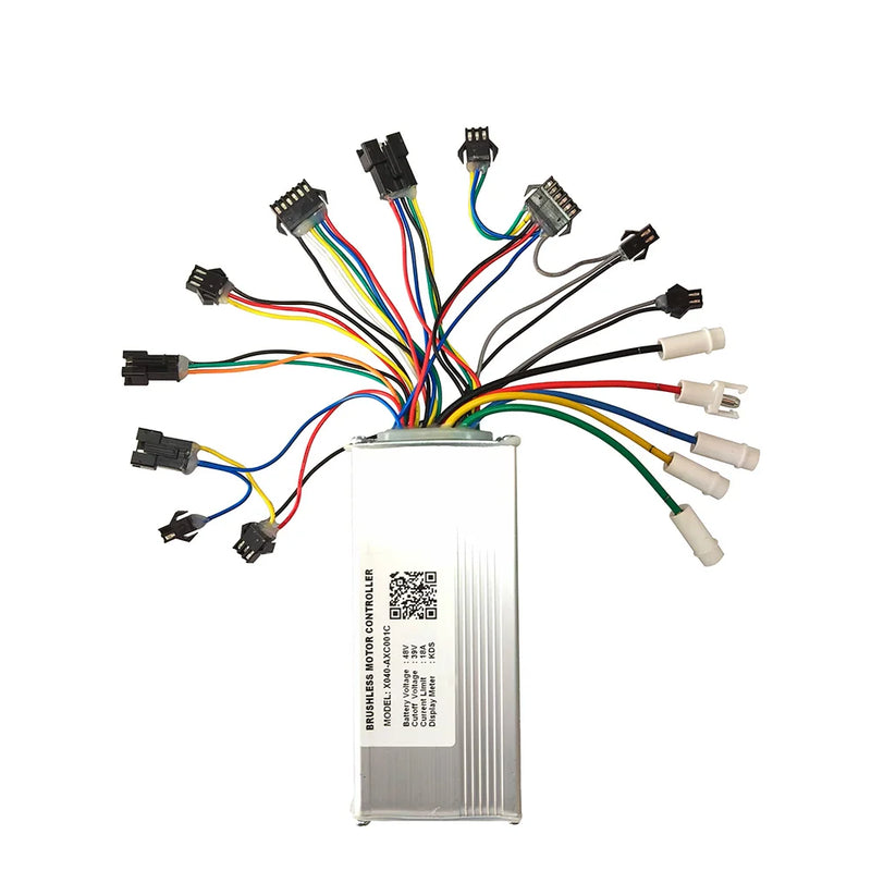 Electric Bicycle Brushless Motor Controller X040-AXC001C 48V 18A for Electric Scooters MTB Ebike Accessories Speed Controller