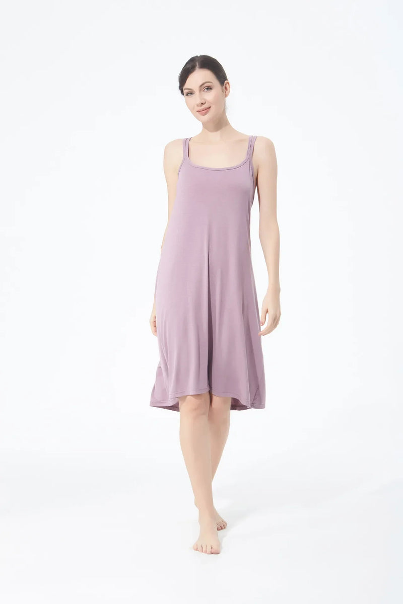 تنورة نسائية كاجوال أنيقة مثيرة مفتوحة الظهر كبيرة الحجم ذات قاعدة خلفية جميلة تنورة منزلية فضفاضة متقاطعة بأكمام طويلة