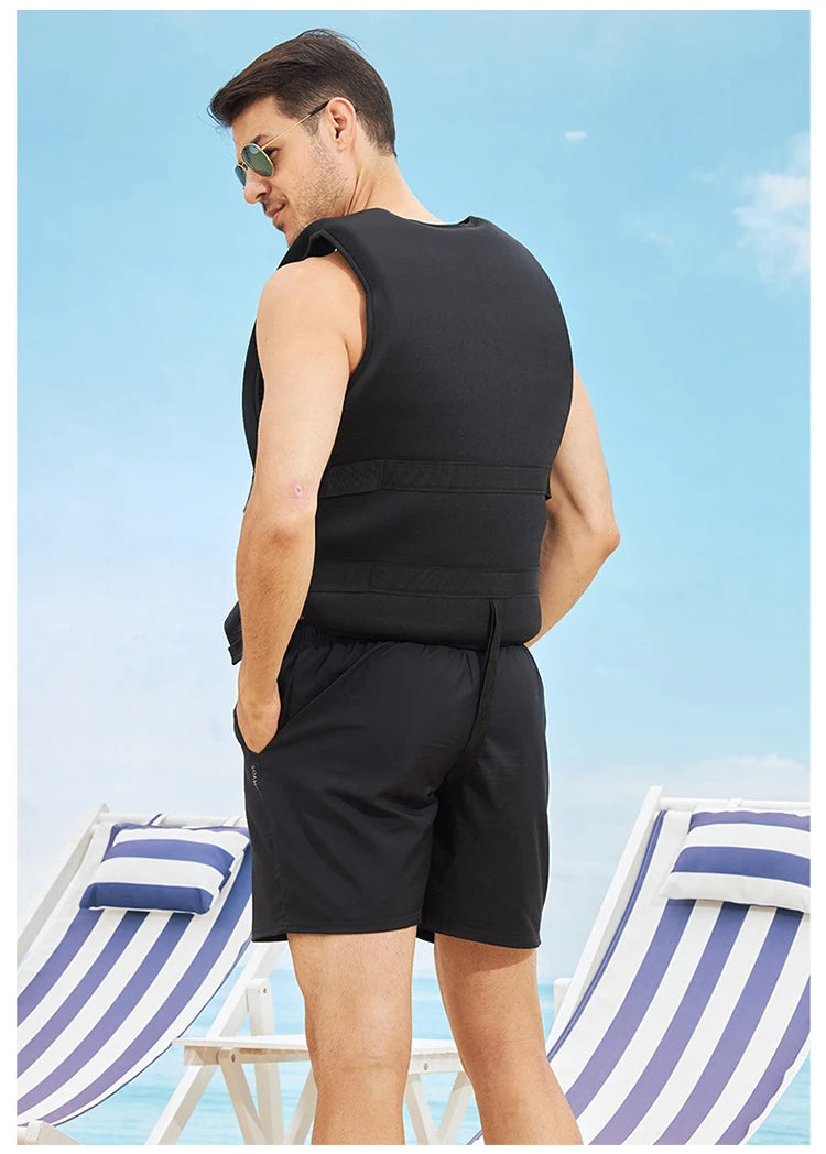 سترة نجاة من النيوبرين للبالغين والأطفال، سترة طفو جديدة للرياضات المائية، سترة نجاة للسباحة والقوارب والتزلج والقيادة والانجراف