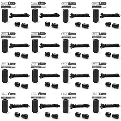 أربطة أحذية مرنة بدون رباط، أربطة أحذية نصف دائرية للأطفال والكبار، أربطة أحذية سريعة الارتداء، أربطة قفل معدنية، أربطة أحذية