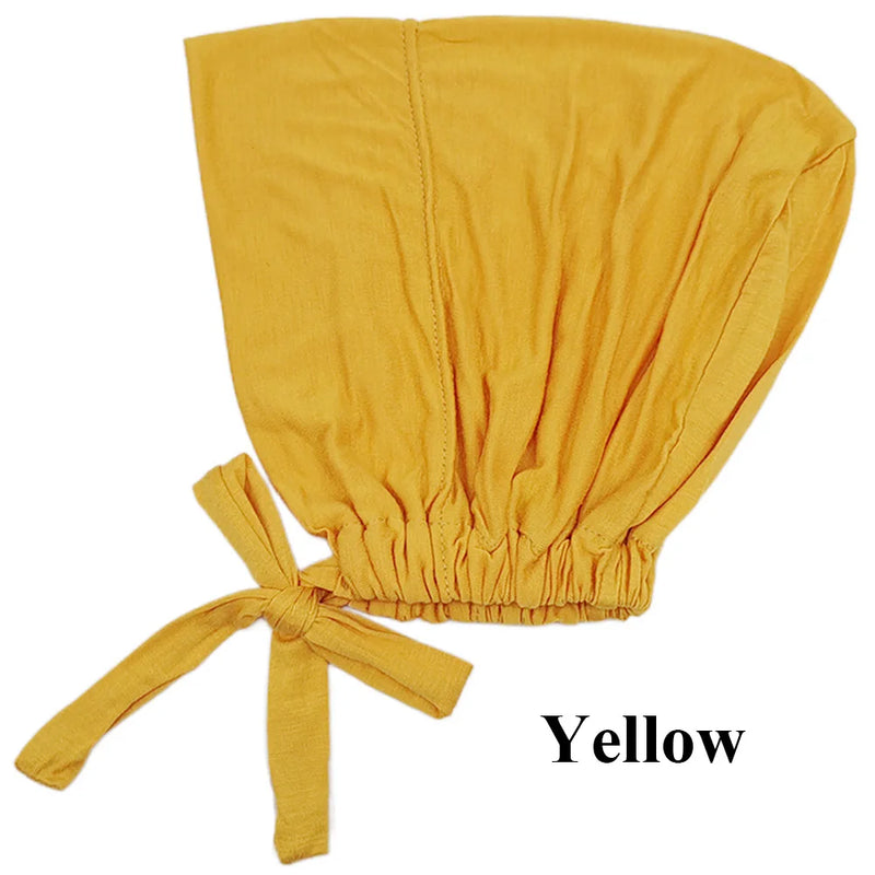 قبعة عمامة إسلامية جديدة ناعمة من المودال، قبعات حجاب داخلية، غطاء رأس إسلامي، قبعات هندية، غطاء رأس نسائي