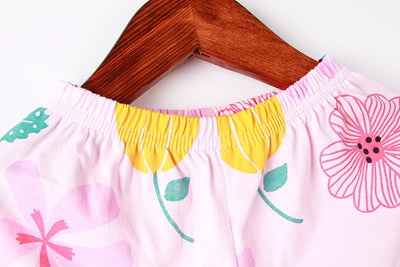 طقم بيجامات برسومات حيوانات قوس قزح، ملابس نوم للأطفال، ملابس منزلية، بيجامات للبنات، ملابس أطفال صغار، بيجامات برسومات ديناصورات