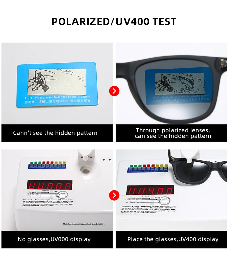 نظارات شمسية كلاسيكية مربعة مستقطبة للرجال والنساء، نظارات شمسية سوداء عتيقة، نظارات شمسية صيفية مضادة للوهج للقيادة