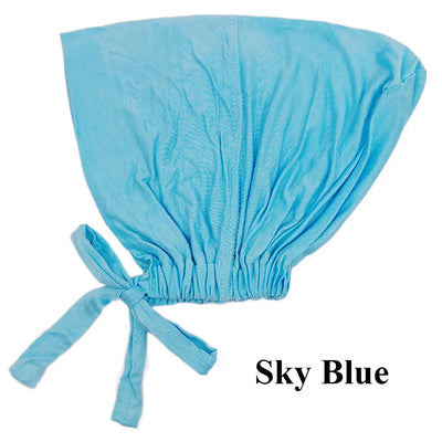 قبعة عمامة إسلامية جديدة ناعمة من المودال، قبعات حجاب داخلية، غطاء رأس إسلامي، قبعات هندية، غطاء رأس نسائي