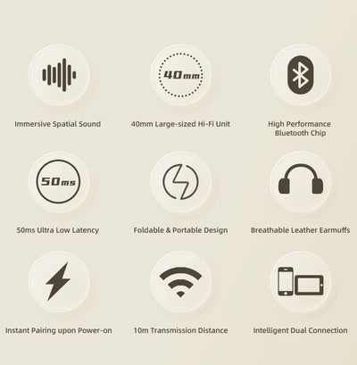 سماعة رأس بلوتوث أصلية SY-T2 عالية الجودة مع ميكروفون لاسلكي لتقليل الضوضاء وسماعات رأس سلكية للاعبين