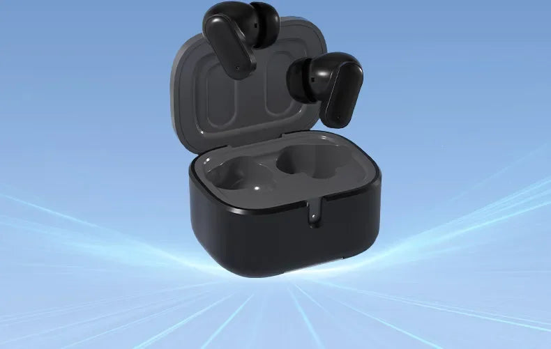 سماعات أذن شاومي اللاسلكية بتقنية البلوتوث، مضادة للضوضاء، رياضية، مقاومة للماء، متوافقة مع أنظمة أندرويد وiOS وأجهزة الكمبيوتر، عمر بطارية طويل