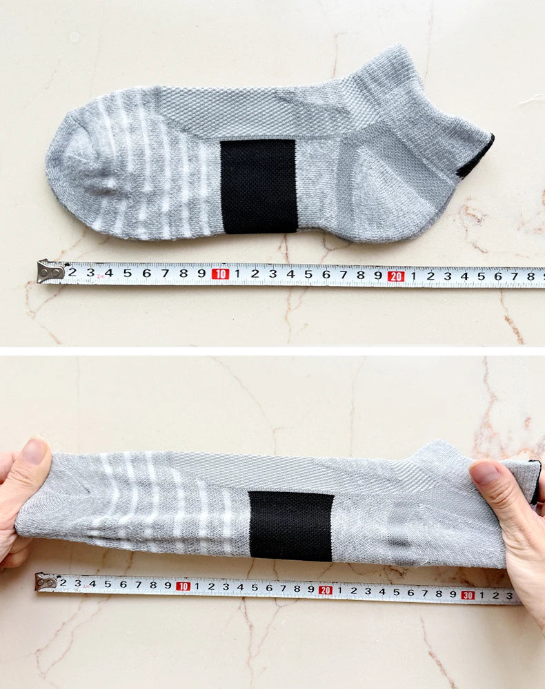 1/3 زوج من جوارب كرة القدم المضادة للانزلاق للرجال جوارب قطنية قصيرة وطويلة لكرة القدم وكرة السلة جوارب رياضية قابلة للتنفس ومزيلة للرائحة 39-45