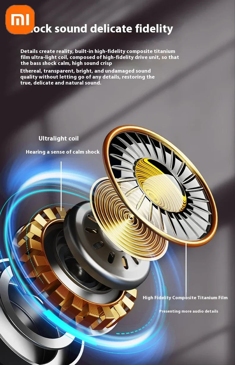 سماعات شاومي ريدمي اللاسلكية بتقنية البلوتوث 5.4 A98، مزودة بتقنية ENC لتقليل الضوضاء، مقاومة للماء، عالية الدقة، مع ميكروفون