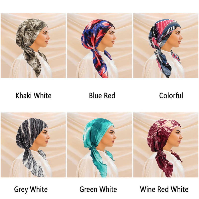 حجابات نسائية، غطاء رأس، حجاب، غطاء رأس للعلاج الكيميائي، عمامة، غطاء رأس مربوط مسبقًا، باندانا، غطاء رأس لعلاج تساقط الشعر بسبب السرطان، غطاء رأس، قبعة مطاطية