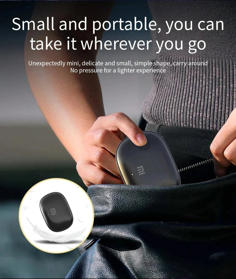 سماعة شاومي TWS اللاسلكية بتقنية البلوتوث مع خاصية التحكم باللمس وميكروفون، سماعات أذن لاسلكية مع خاصية إلغاء الضوضاء وخاصية التحكم بدون استخدام اليدين مع ميكروفون