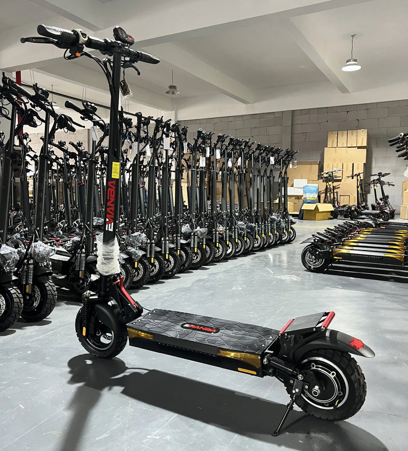 سكوتر كهربائي للبالغين على الطرق الوعرة بمحرك مزدوج 1V1، بطارية 48 فولت، مدى 60 كم، أقصى حمولة 150 كجم، توصيل من 3 إلى 7 أيام في الصين