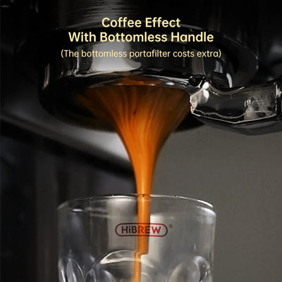 ماكينة صنع قهوة HiBREW Cafetera 20 بار من الفولاذ المقاوم للصدأ شبه أوتوماتيكية فائقة النحافة ESE POD &amp; مسحوق ماكينة صنع قهوة اسبريسو وكابتشينو بالماء الساخن H11