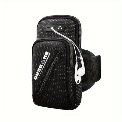Outdoor Sports Armband - Universal Adjustable Sports Arm Case for Running, Hiking, Cycling, and Travel - Multi-Functional Mobile Phone Arm Bag