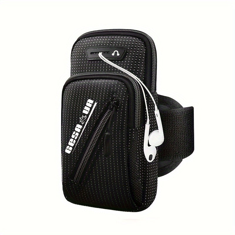 Outdoor Sports Armband - Universal Adjustable Sports Arm Case for Running, Hiking, Cycling, and Travel - Multi-Functional Mobile Phone Arm Bag