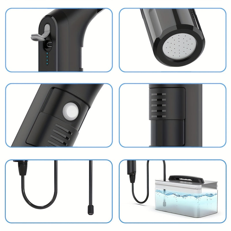 Portable Electric Bidet Sprayer for Personal Hygiene - Rechargeable, with 2.3L Water Tank - Ideal for Travel, Camping & Daily Use