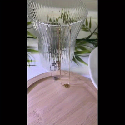 A 304 Stainless Steel Pendant Necklace With A Sweet Style, Casting Process, Delicate And Small Brushed Small Peach Heart Shape, Specially Designed For Women, Small And Extraordinary Love Treasures, Suitable For Young Ladies T