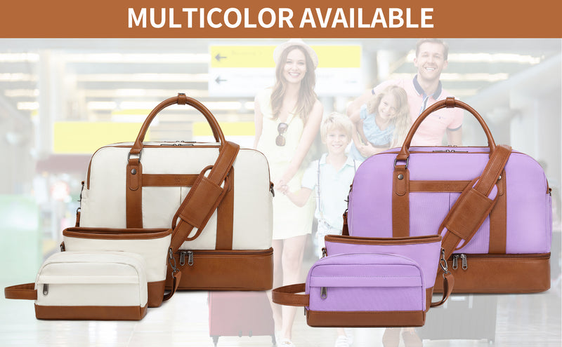 مجموعة حقائب سفر بسيطة ذات سعة كبيرة، حقيبة يد خفيفة الوزن بسحاب، حقيبة محمولة للاستخدام اليومي مع حزام قابل للفصل، حقيبة للجنسين للاستخدام اليومي