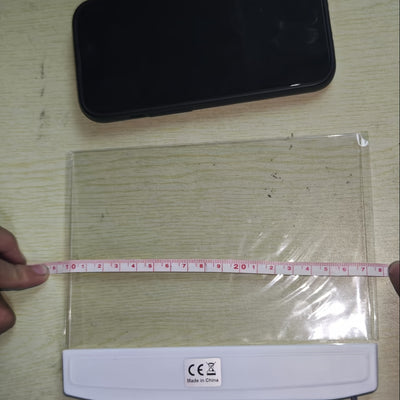 1pc E-book Reading Light Essential for Back-to-School Season LED Flat Panel Reading Lamp Bedside Bedroom Eye Protection Night Reading Light Multifunctional Student Night Vision Reading Light Requires 3 * AAA Batteries Without