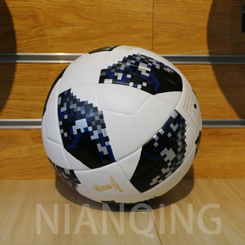 Professional No.5 Soccer Ball - Seamless Construction, Anti-Slip Texture & High Elasticity - Faux Leather Football for Training, Matches, Tournaments - Ideal for Adults, Teams, Gifts (Includes Free Ball Needle & Net) - Durabl