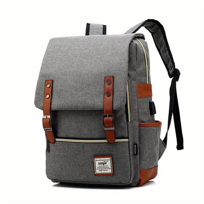 Student Backpack Travel Backpack Outdoor Casual Bag For Men And Women Computer Bag Shoulder Bag Multi-purpose Backpack With Belt Decoration