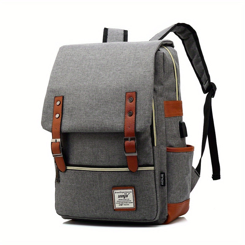 Student Backpack Travel Backpack Outdoor Casual Bag For Men And Women Computer Bag Shoulder Bag Multi-purpose Backpack With Belt Decoration