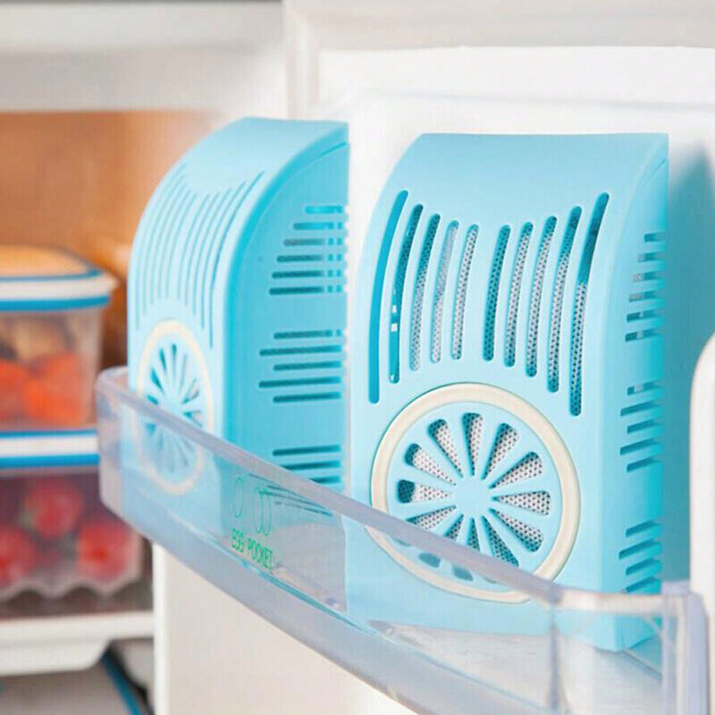 Activated Carbon Refrigerator Deodorizer Box, Odor Eliminator, PVC Material, Battery-Free