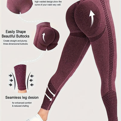 [Comfortable Sports Tights] Super Comfortable High-waisted Compression Sports Tights | Abdominal Control, Sweat-wicking, Four-way Stretch, Adjustable Length, Wide Waistband, Elegant Design - Suitable for Women, Perfect for Yo