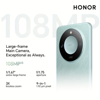 Honor X9c Smart-12+256GB 5G Smartphone with Mediatek Dimensity 7025 Ultra, 6.8-inch 120Hz OLED Display, 108MP Main Camera, 5800mAh Battery, Dual SIM, Ultra-Durable, 5G, 6.8-Inch Display, 120Hz Refresh, Android, Smartphones Fo