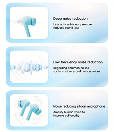 ACER OHR504 Wireless Headphone, Super Long Standby, Wireless Earphone Hi-Fi Stereo Sound, Smart Call Noise Cancellation, Gaming Mode Low Latency,  Comfortable Fit for Travel, Sports, Work, Study, Game, Multi-Device, Ideal Chr