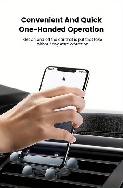 Gravity Car Phone Holder Air Vent Mount Mobile Cell Phone GPS Support For iPhone Huawei Xiaomi Samsung Phone Holder in Car