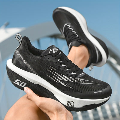 XPD Men's & Women's Lightweight Breathable Running Shoes - Neon Green/Blue/Grey Sneakers with Cushioned Arch Support, Non-Slip MD Sole & Low-Top Design for Gym, Jogging, Training - All-Season Sneakers for Men & Women - Stylis