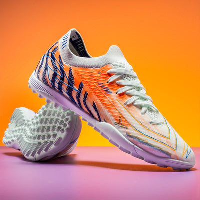 Professional TF Football Cleats for Men - All-Weather Anti-Slip Studs, Breathable Mesh Upper & Rubber Outsole, Durable Training & Competition Shoes for Indoor/Outdoor Soccer, Sports Footwear, Stylish Athletic Footwear, Cushio