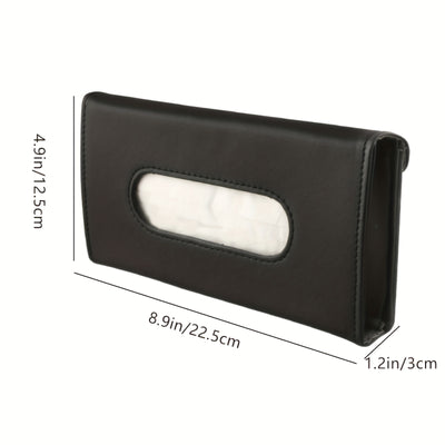 صندوق مناديل ورقية لحماية السيارة من الشمس - كرتون قابل للسحب