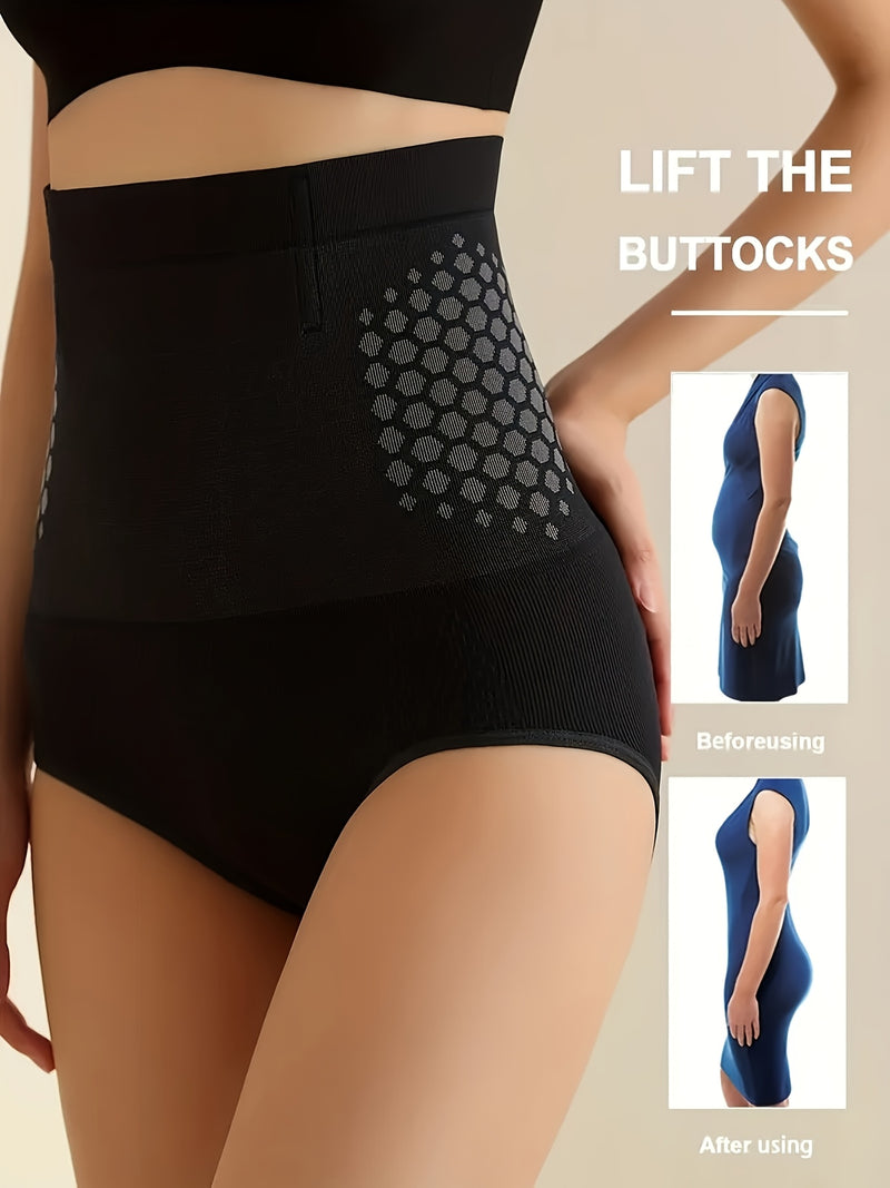 3pcs High-Waisted Tummy Control Shapewear Panties for Women, Butt Lifting, and Stomach Flattening Leggings Suitable for Fitness, Running, Body Sculpting, and Sports