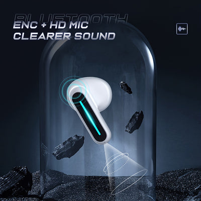 سماعات أذن لاسلكية Langsdom Delta ENC لتقليل الضوضاء مع زمن انتقال منخفض للغاية، ووضعين للألعاب أو الموسيقى