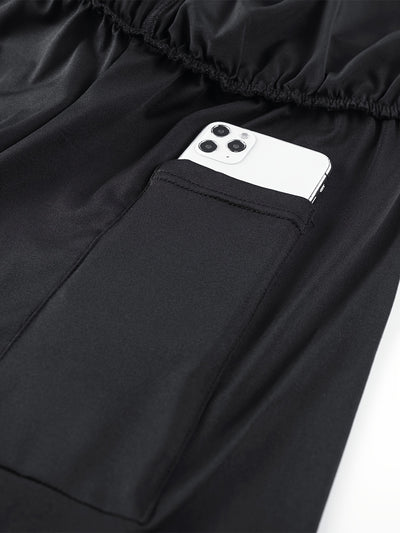 Zhiyu OBM 3pcs Men's Fitness Running Shorts, Elastic Waistband, Soft Lining, Towel Included, Perfect as a Gift