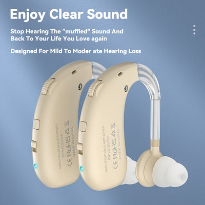 2pcs Enhanced Headphones, USB Power, Polymer Lithium-Ion Battery, Audio Enhancement, Clear Communication. Loud Headphones, Powerful Sound, Convenient Communication Life.