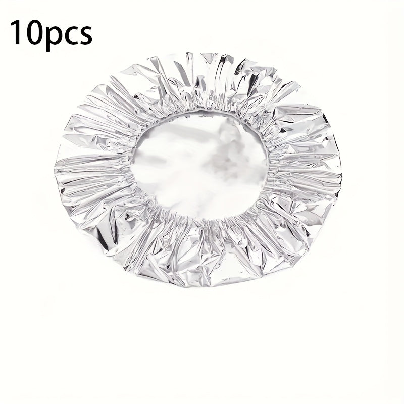 10PCS 15PCS 20PCS 25PCS 30PCS 40PCS 5PCS Food-Grade Reusable Aluminum Foil Lids for Bowls, Plates & Dishes – Universal Kitchen Insulation Covers to Keep Meals Warm and Fresh