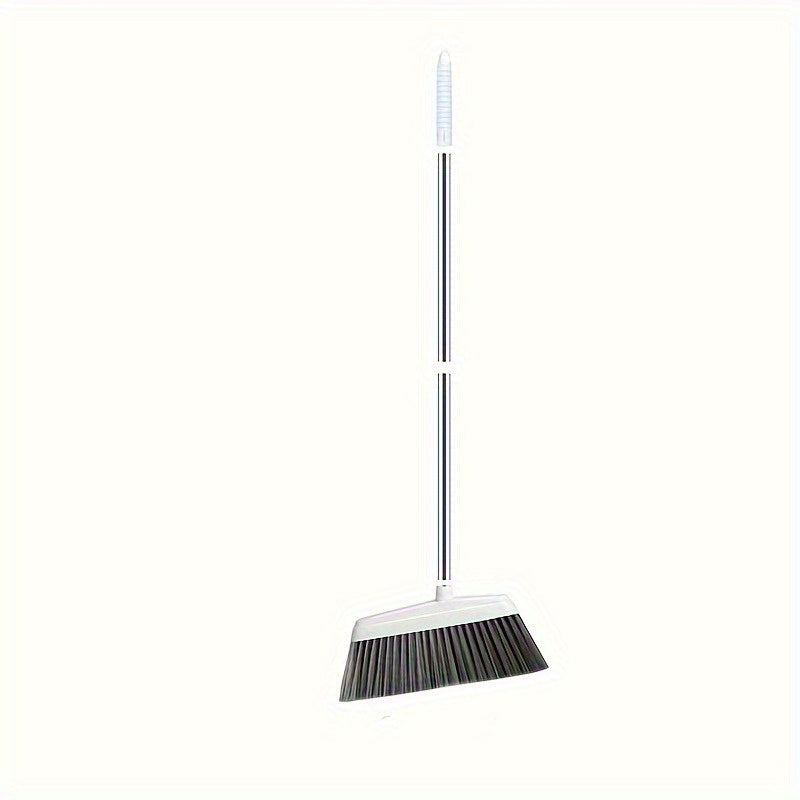 Professional Quality Stainless Steel Broom with Ergonomic Handle and Sturdy Plastic Head, Designed for Easy Sweeping and Convenient Storage, Suitable for Kitchen, Living Room, and Bedroom Floor Cleaning, Durable Essential Hou
