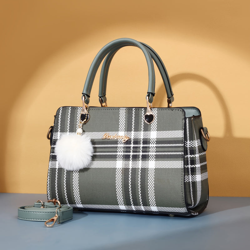 حقيبة ساتشل مزينة بأحرف، محفظة أنيقة بمقبض علوي، حقيبة كتف كبيرة الحجم للمكتب والعمل