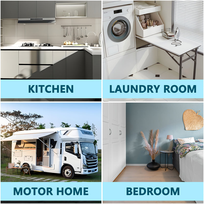 Wall-mounted ventilation fan kit, Φ150mm/Φ100mm fan + 8W solar panel included, suitable for bathroom and kitchen ventilation solutions. Durable stainless steel wall-mount exhaust fan provides excellent airflow